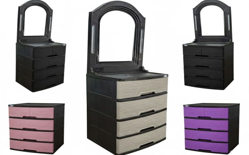Orden y estilo en un solo mueble: descubre el Tocador Glamour